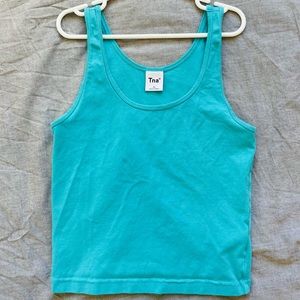 Aritzia turquoise, tank top
